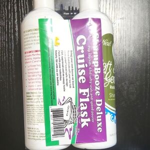 CRUISE Smuggle Mug For Cruises. Shampoo Condition Bottles With Spout Pourer,lids